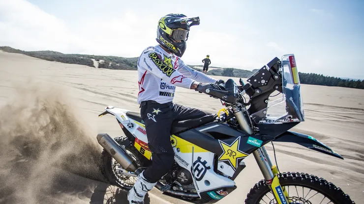 Quintanilla comparte una moto histórica