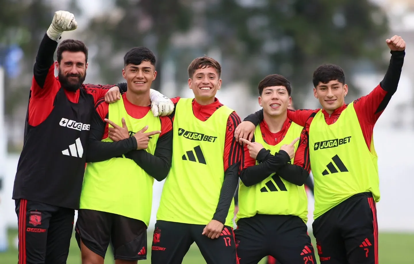 Fernando de Paul entrenó a la par del resto de sus compañeros en el Cacique. | Foto: Colo Colo.