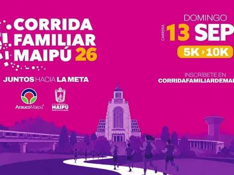 Corrida Familiar Maipú 2026: horario, entrega kits y desvíos de tránsito