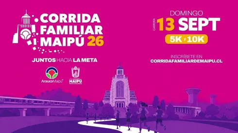Corrida Familiar Maipú 2026: horario, entrega kits y desvíos de tránsito