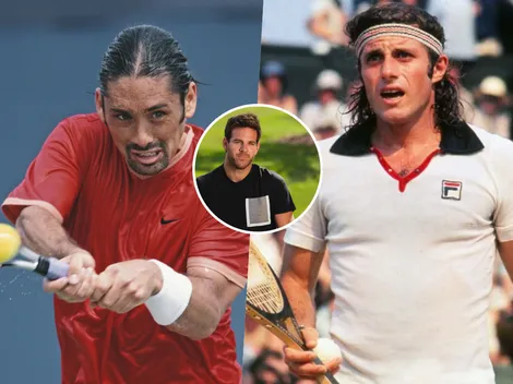 Del Potro habla del Chino Ríos y exige como n°1 a Guillermo Vilas