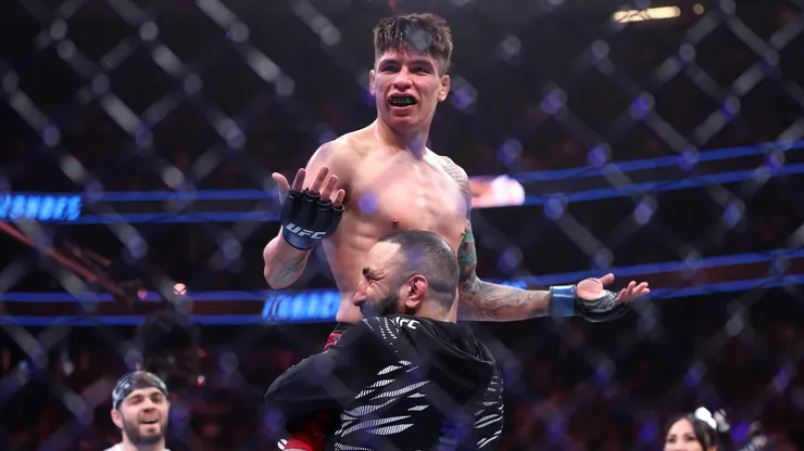 Bahamondes festejó otra vez en la UFC.