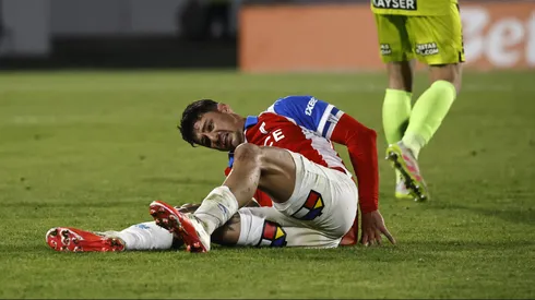 Zampedri no se podía parar del dolor en su tobillo izquierdo.