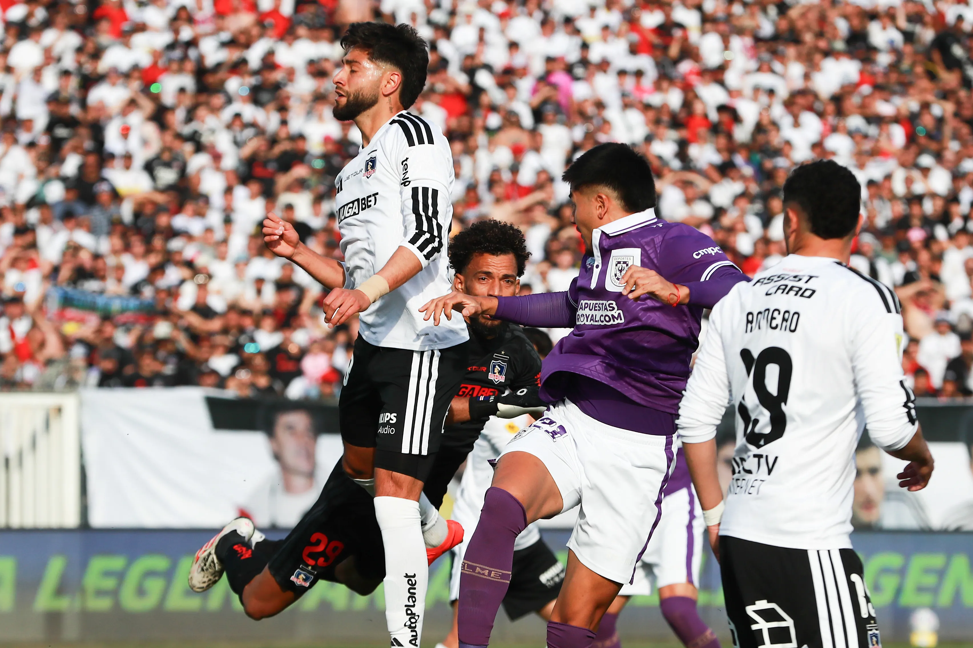 Norman Rodríguez puso la sorpresa en el Monumental con el 1-0 ante Colo Colo. (Felipe Zanca/Photosport).