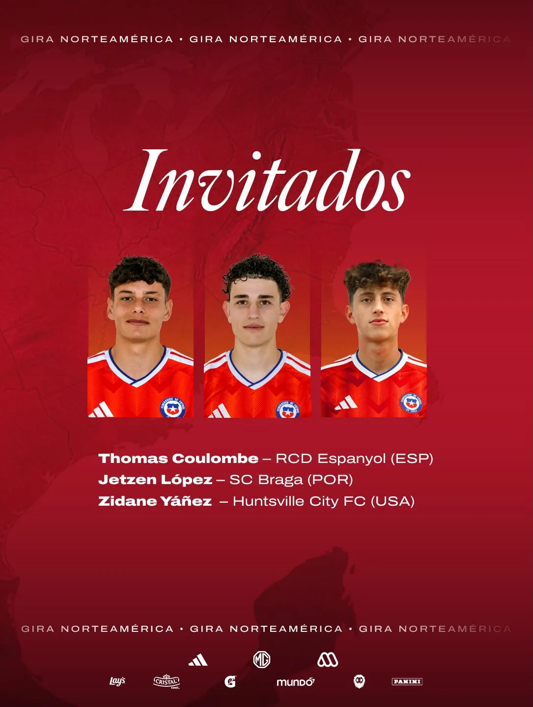 Zidane Yáñez figura como invitado a la fecha FIFA junto a Thomas Coulombe y Jetzen López