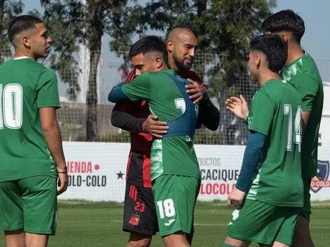 Arturo Vidal le da bendición a Wanderers antes de final ante Real Madrid