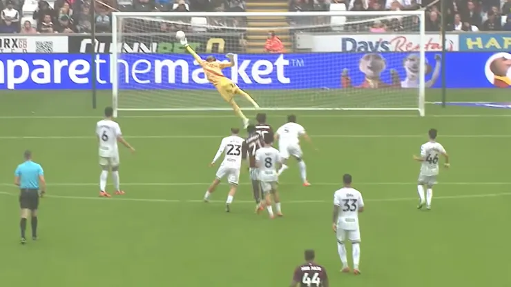 Lawrence Vigouroux ha tenido un espectacular comienzo de temporada con el Swansea.