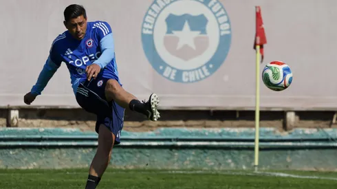 Nicolás Córdova al mando de la selección chilena.