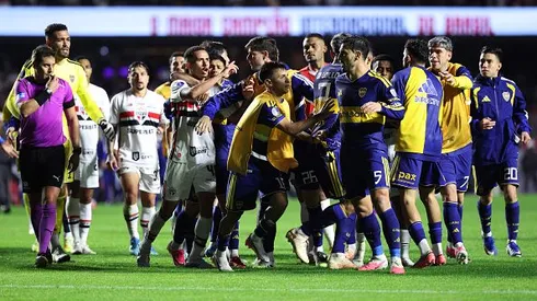 Boca Juniors clasificó en una caliente noche en Sao Paulo.