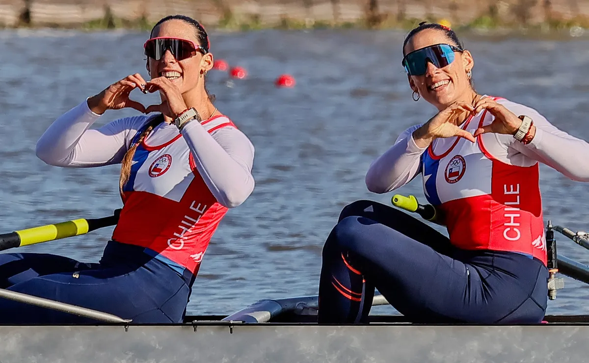 Hermanas Abraham lideran triple oro en remo en Juegos Suramericanos