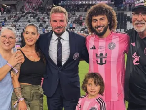 Junto a Beckham: Falcón celebra un nuevo título en Inter Miami