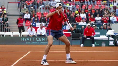 Alejandro Tabilo vs Daniel Mérida en la Copa Davis.
