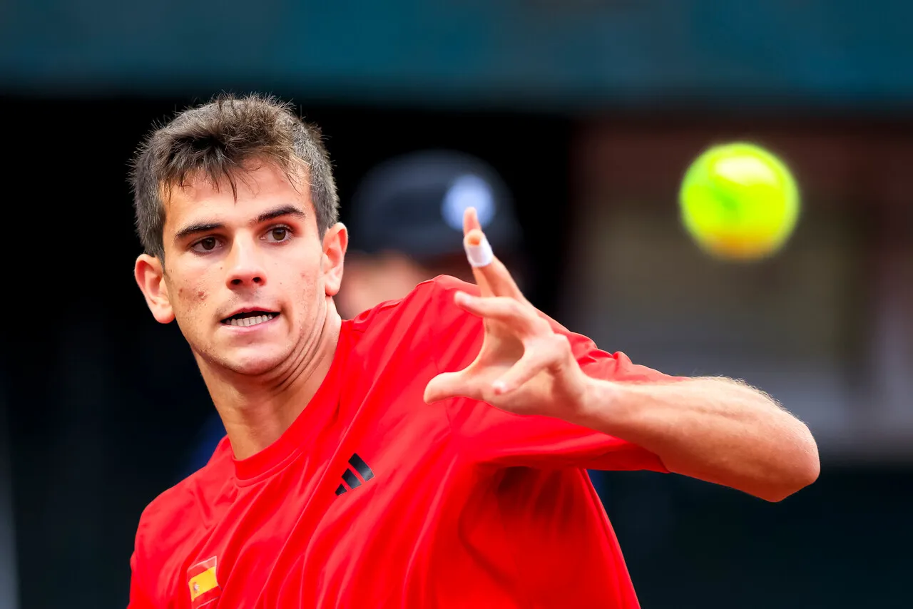 Rafael Jódar se dio un paseo en su debut en la Copa Davis. Foto: Photosport