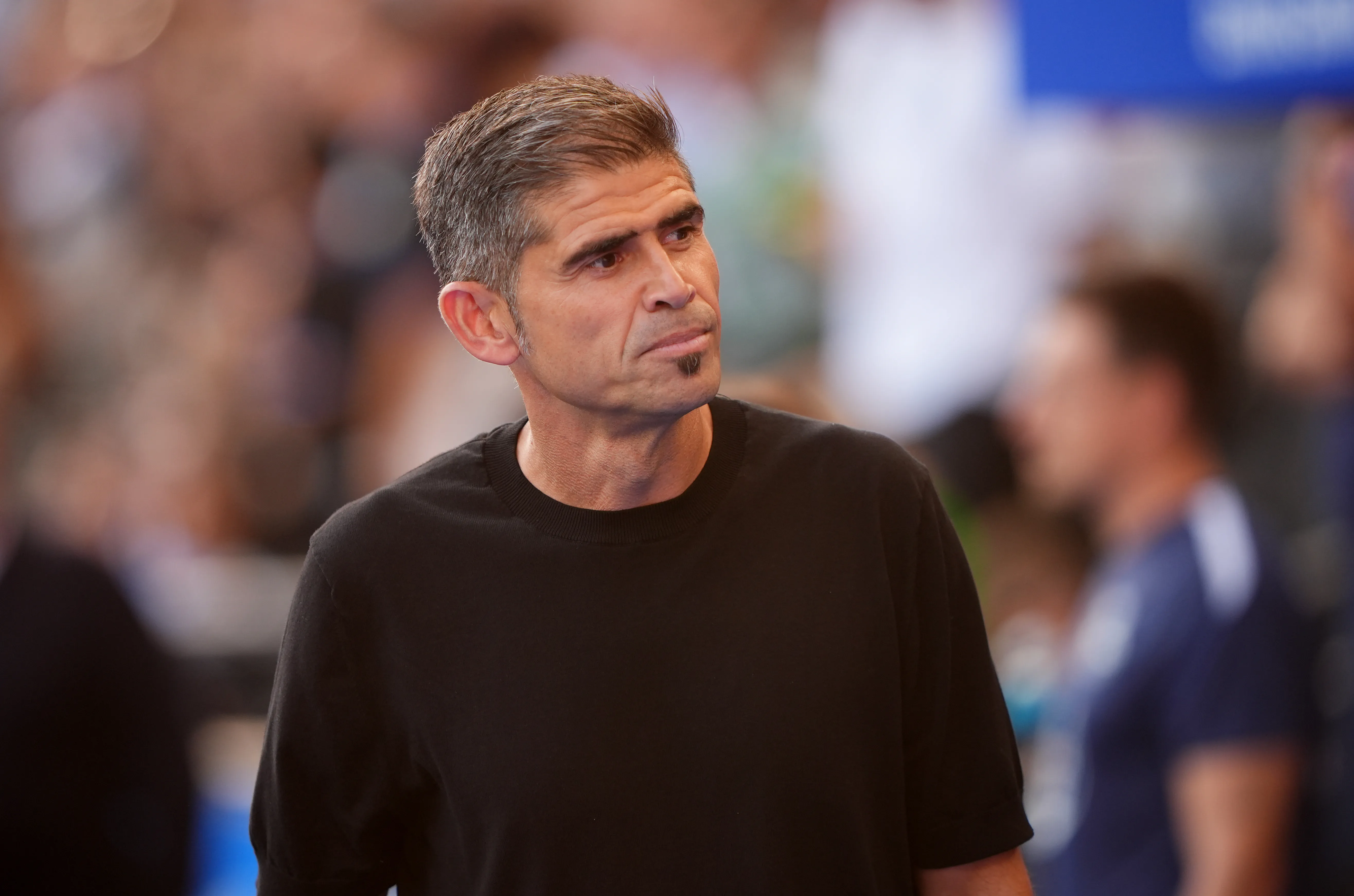 Antonio Hidalgo se quejó de una posible expulsión al Cucho Hernández. (Jose Manuel Alvarez Rey/Getty Images).