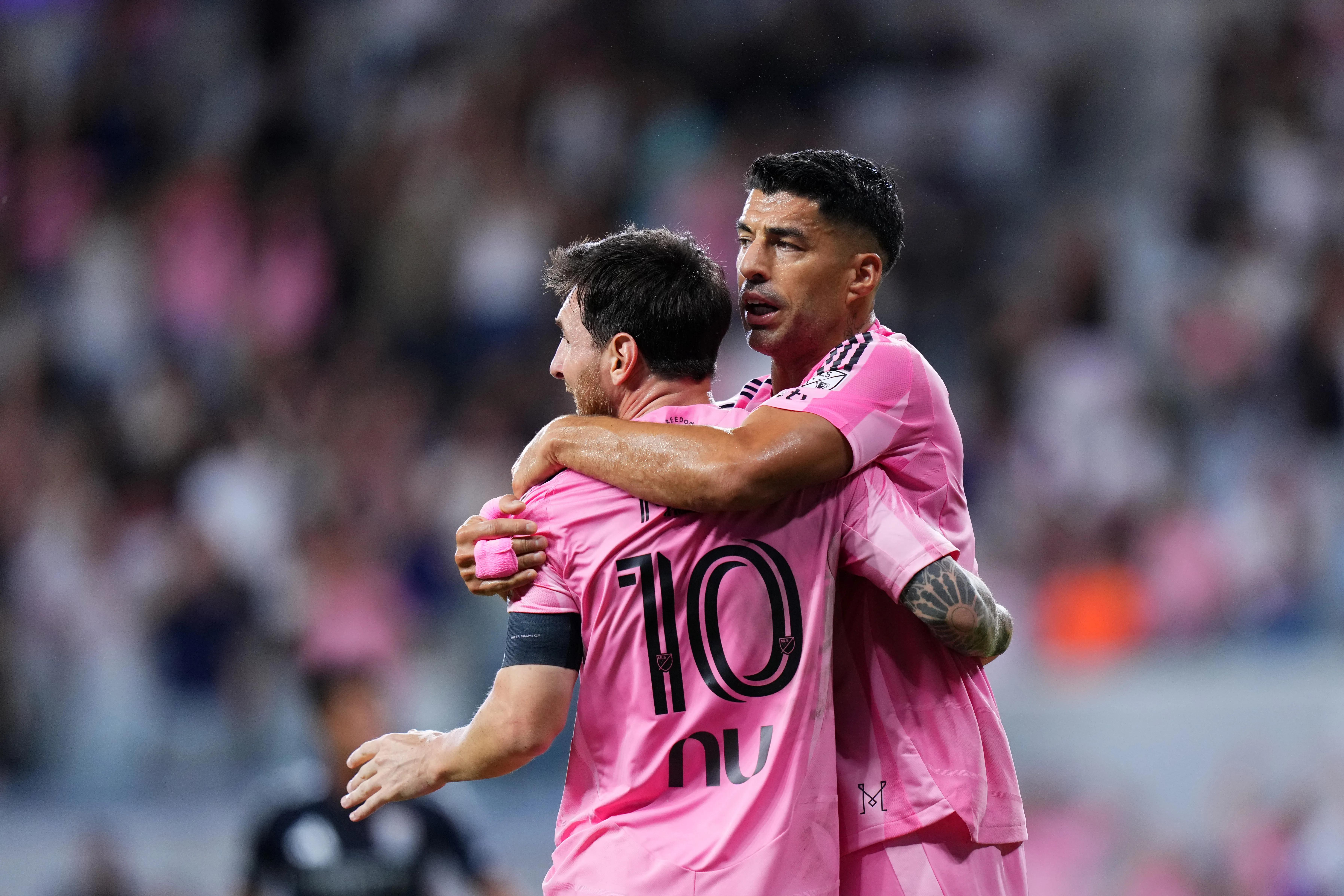 Messi durante el partido de Inter Miami ante San Diego