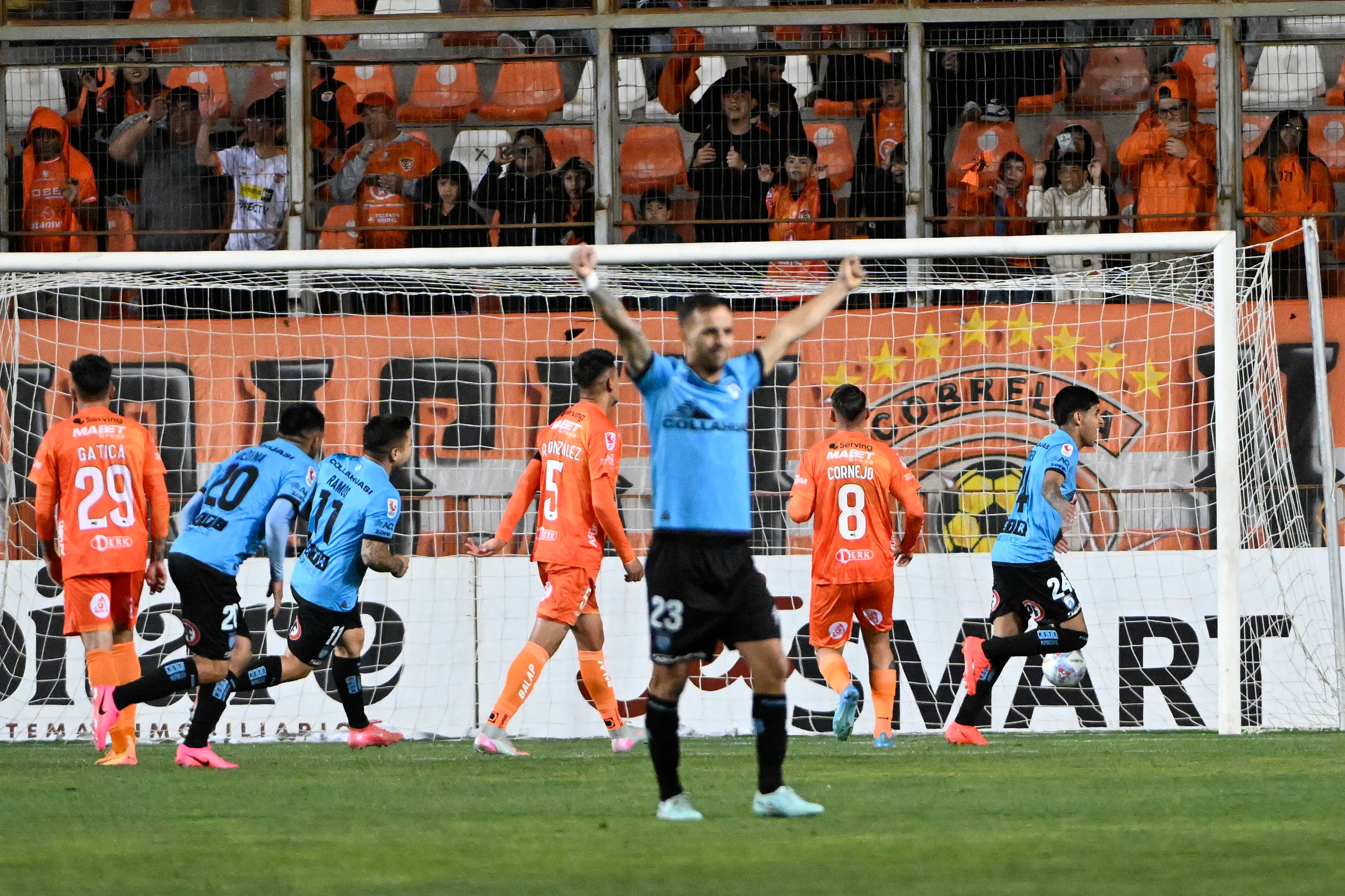Bayron Barrera le anotó a Cobreloa de penal en Calama