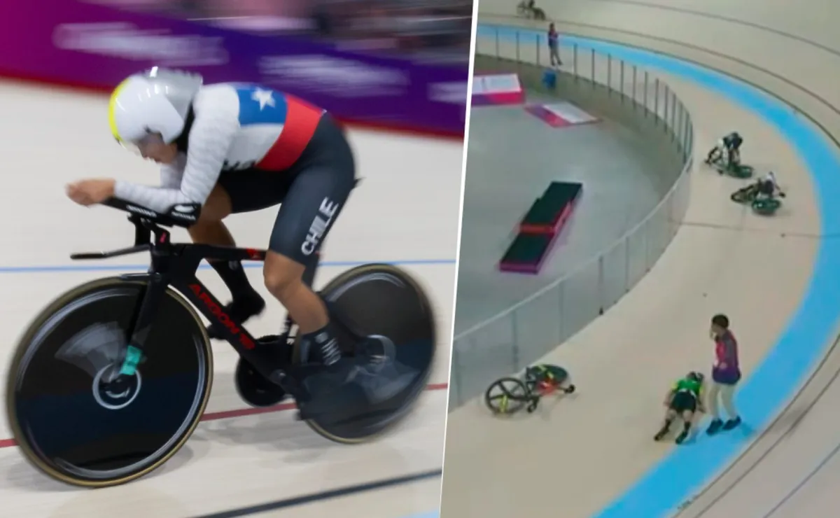 Ciclista chilena sufre accidente en Juegos Suramericanos
