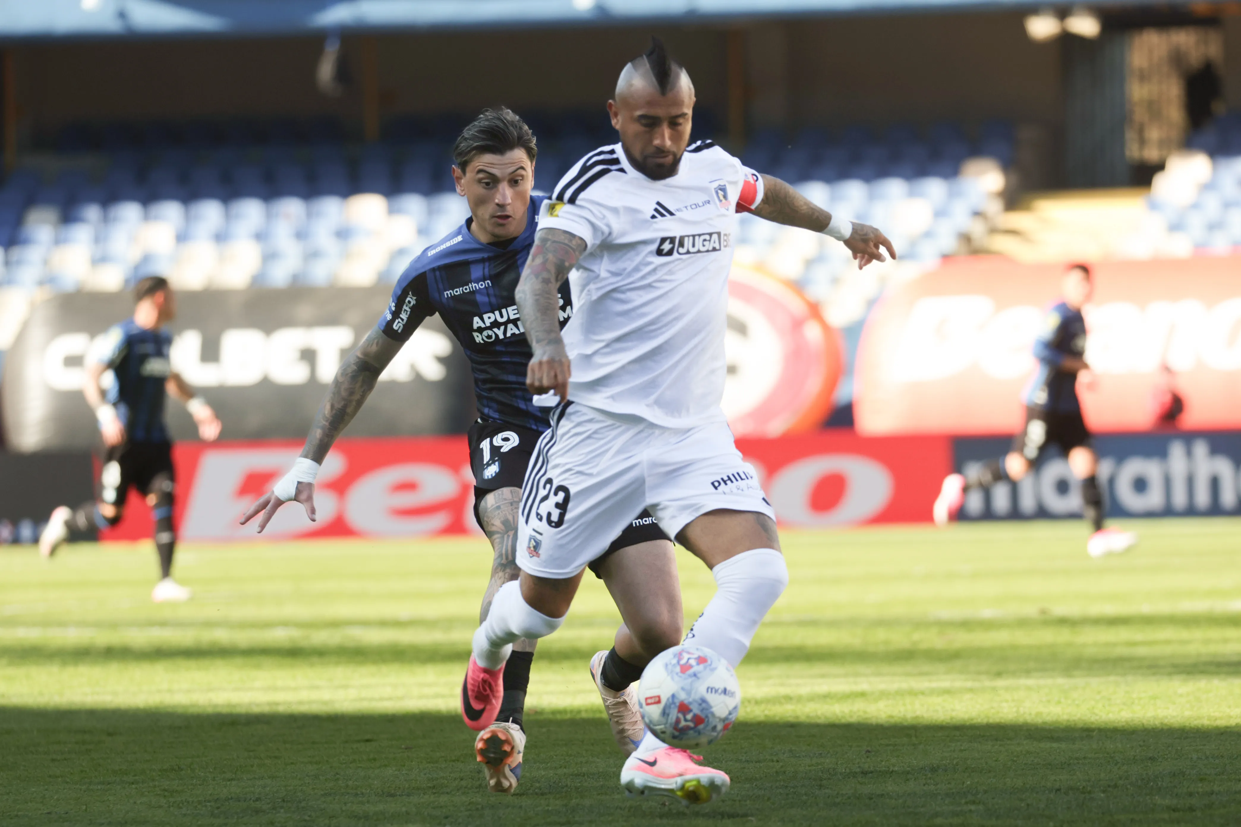 Arturo Vidal será titular frente a los Tanos en La Florida. (Eduardo Fortes/Photosport).