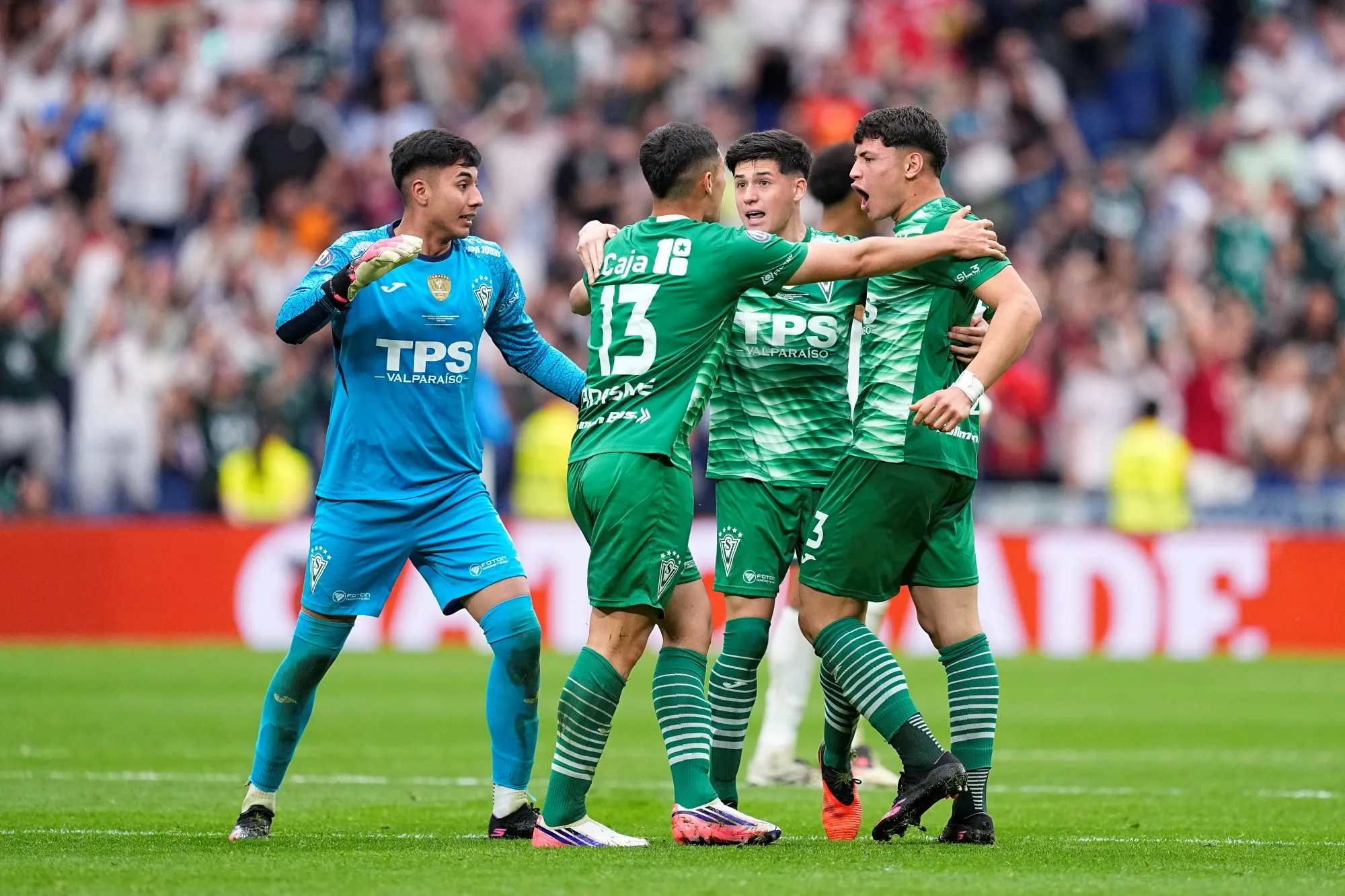 Los jugadores de Santiago Wanderers quedaron tranquilos tras la final en Madrid. Foto: AFP7/Photosport