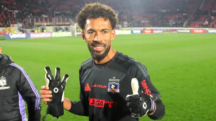 Vozinha el día de su debut por los albos ante Unión Española.