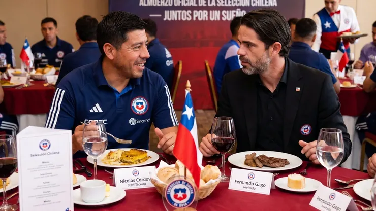Nicolás Córdova y Gago tuvieron un particular almuerzo.