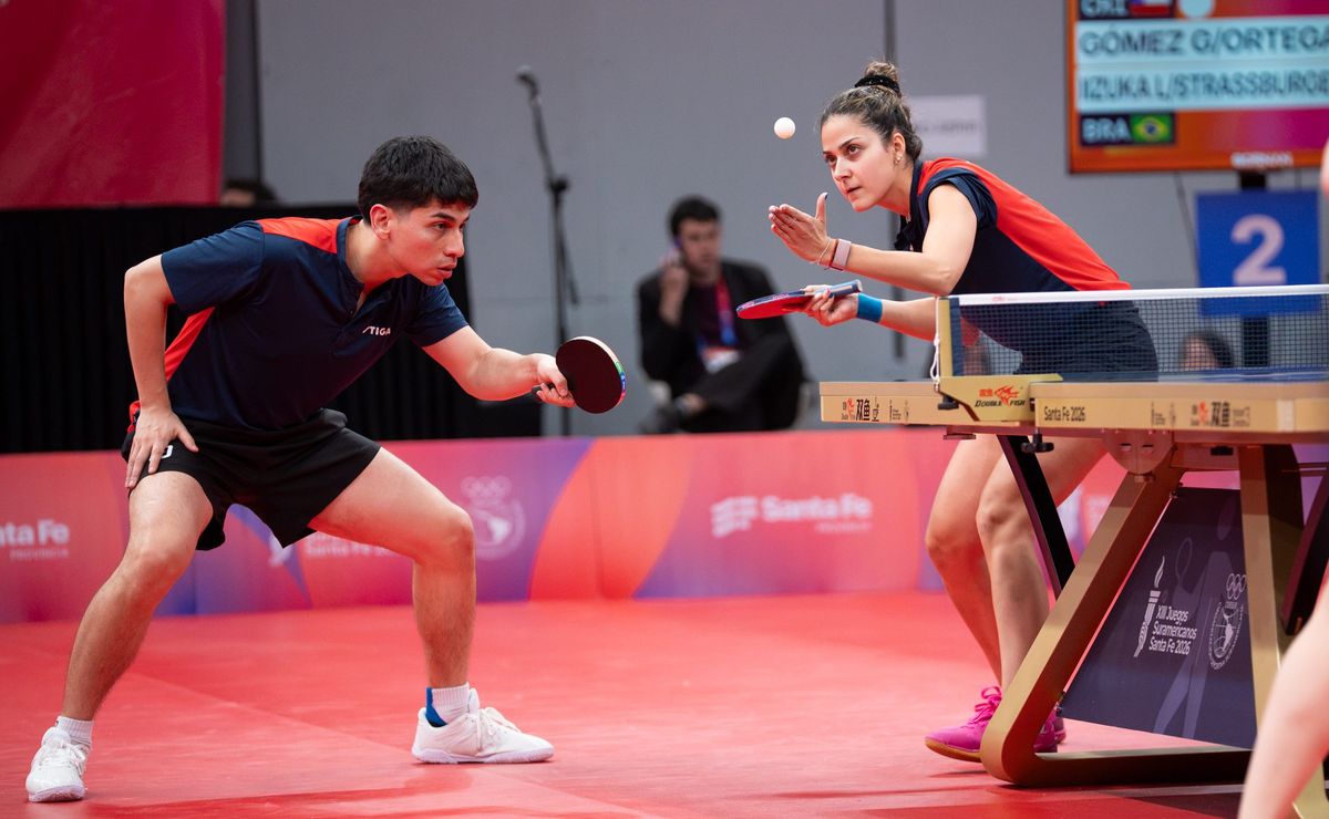 Remontaron final ante Brasil y sumaron el 31° oro para Chile: Dobles mixto en tenis de mesa suma nueva alegría en los Juegos Suramericanos