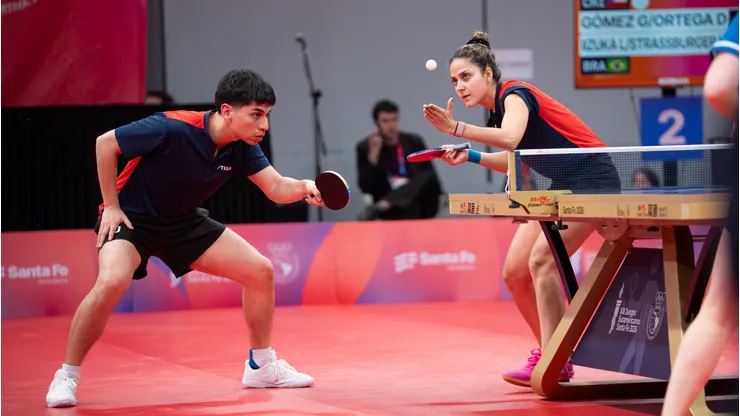 Gustavo Gómez y Daniela Ortega lograron el oro para Chile en el dobles mixto