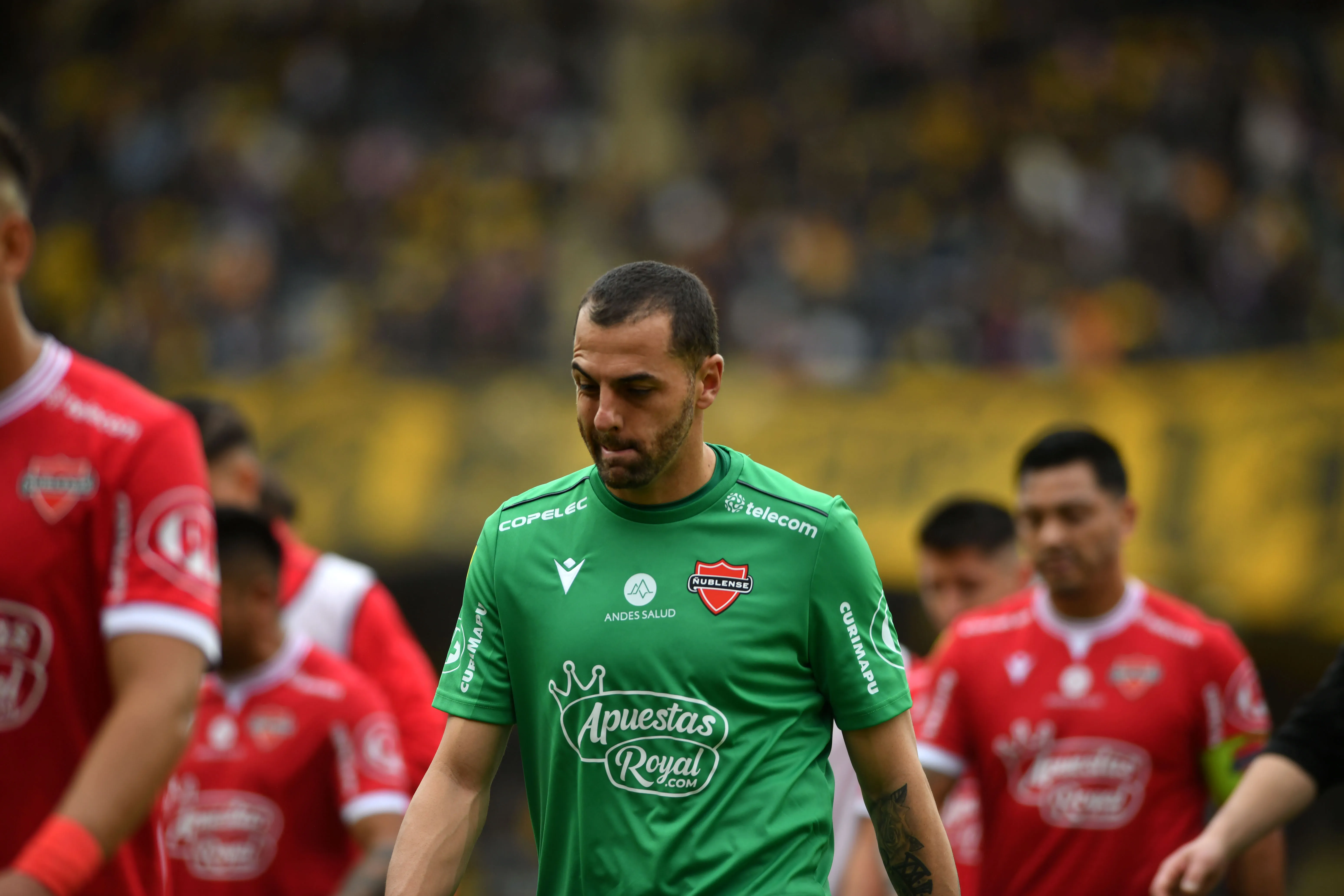 Nicola Pérez sabe que Ñublense entró en un pozo tras vencer a la UC. (Alejandro Pizarro Ubilla/Photosport).