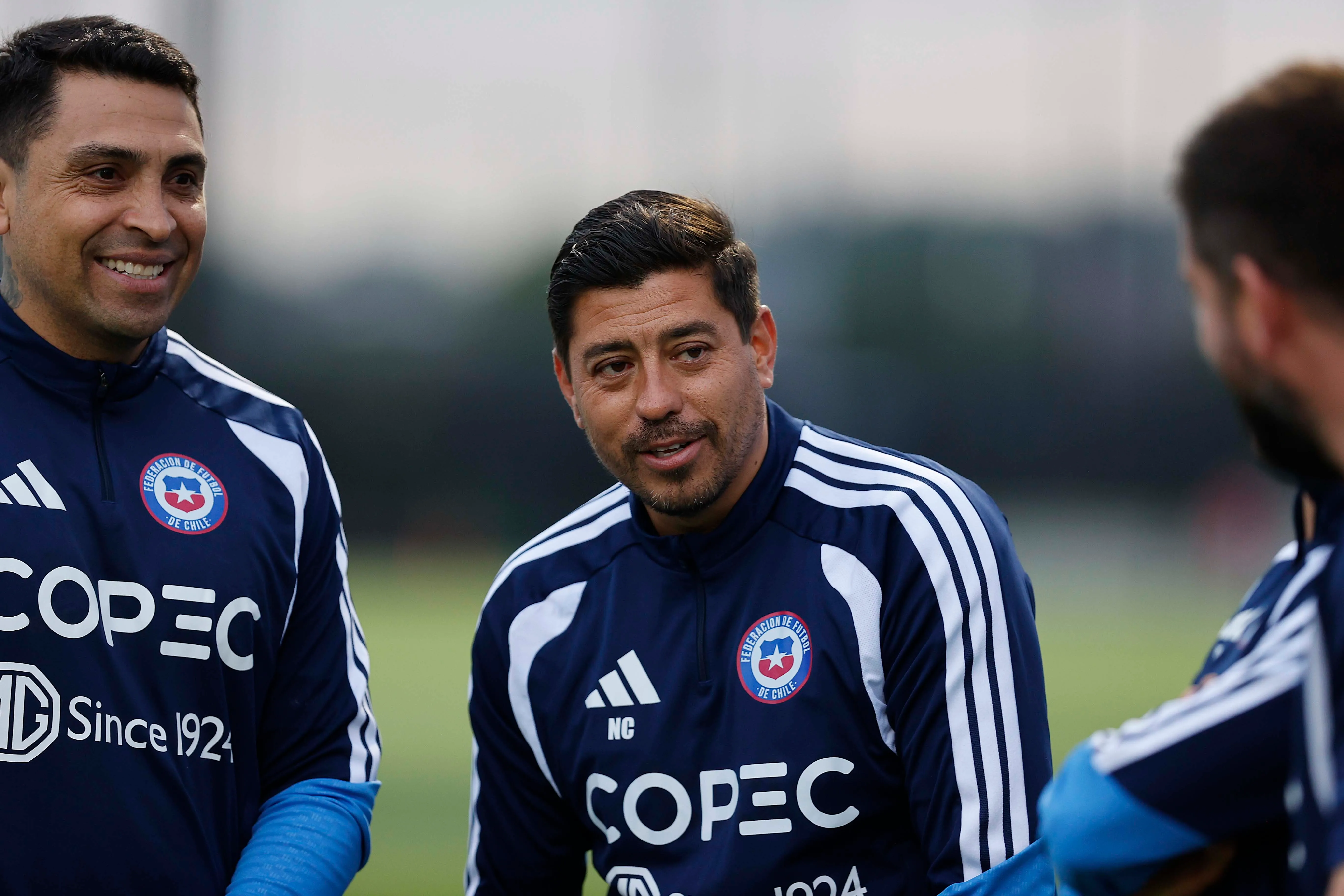Nicolás Córdova junto a Gonzalo Jara en América del Norte. (Foto: Carlos Parra | FFCh).