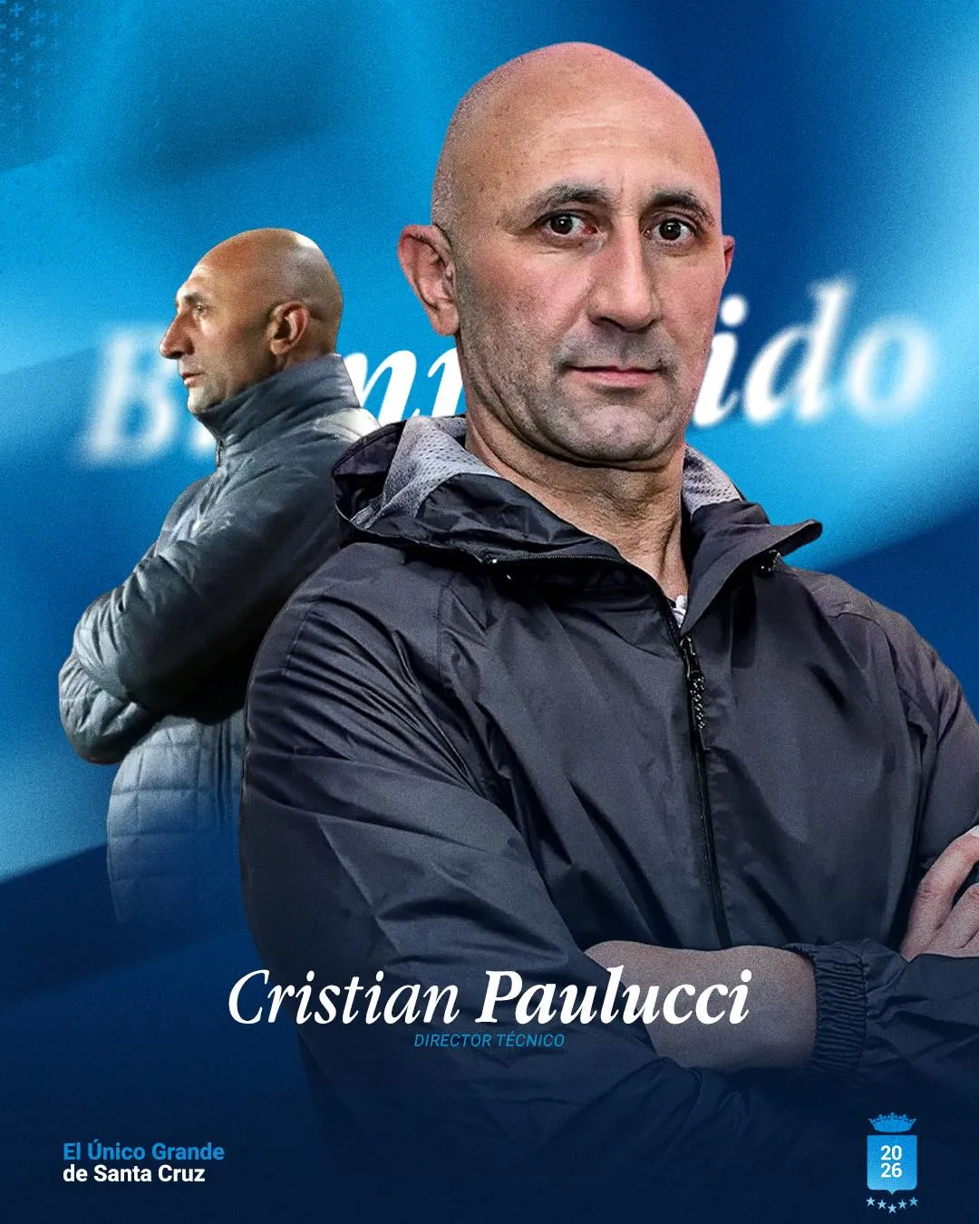Así fue presentado Cristian Paulucci como nuevo DT del Blooming en Bolivia.