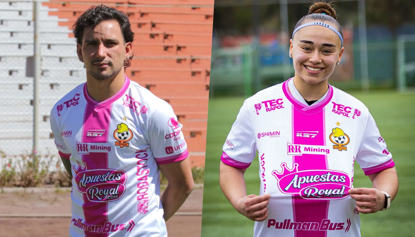 La nueva camiseta minera / Foto: Cobresal.