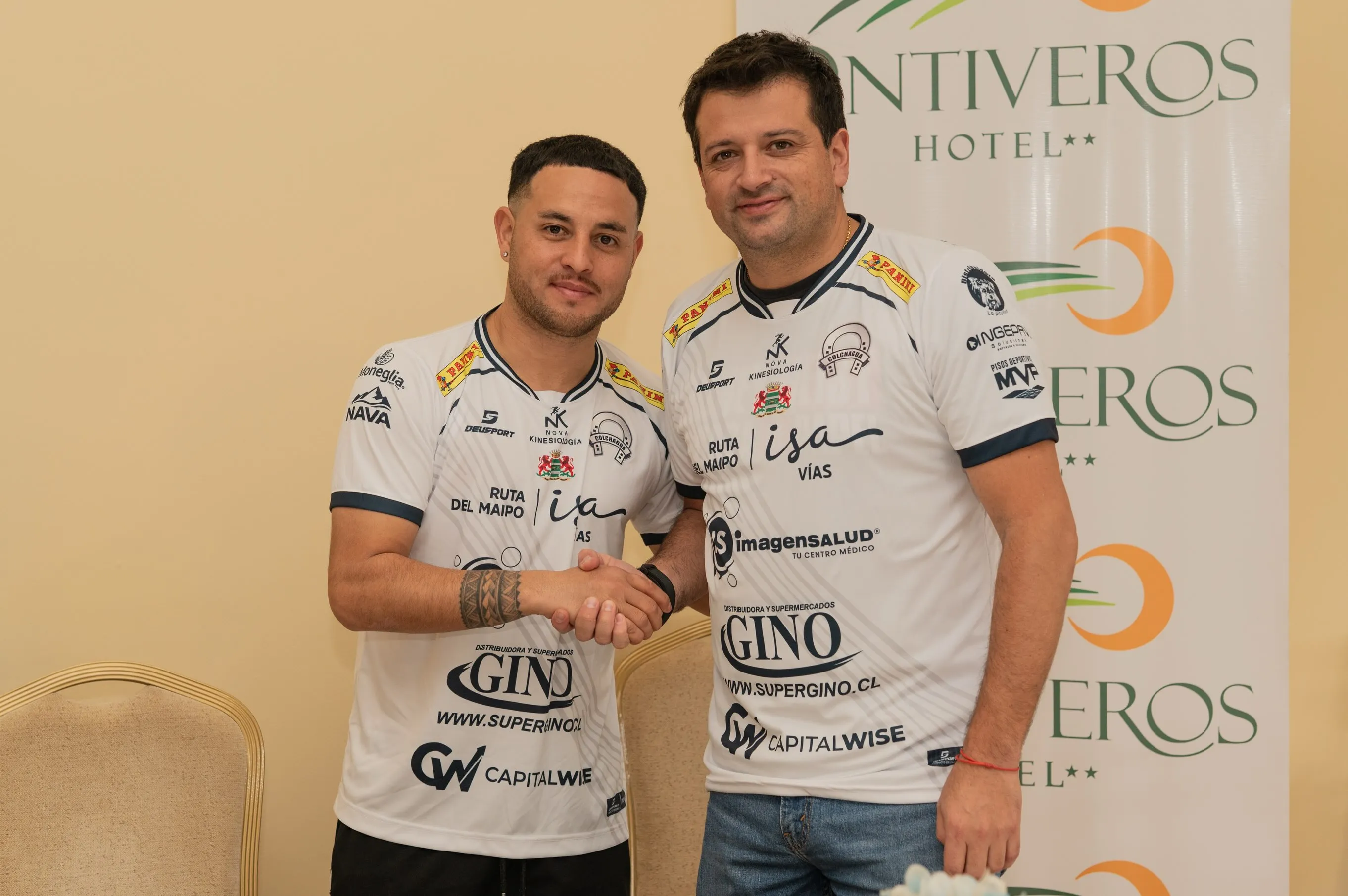 Márquez, en su llegada a Colchagua / Foto: Deportes Colchagua