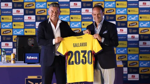 Gallardo llegó a Ecuador con el objetivo de clasificar al Mundial 2030