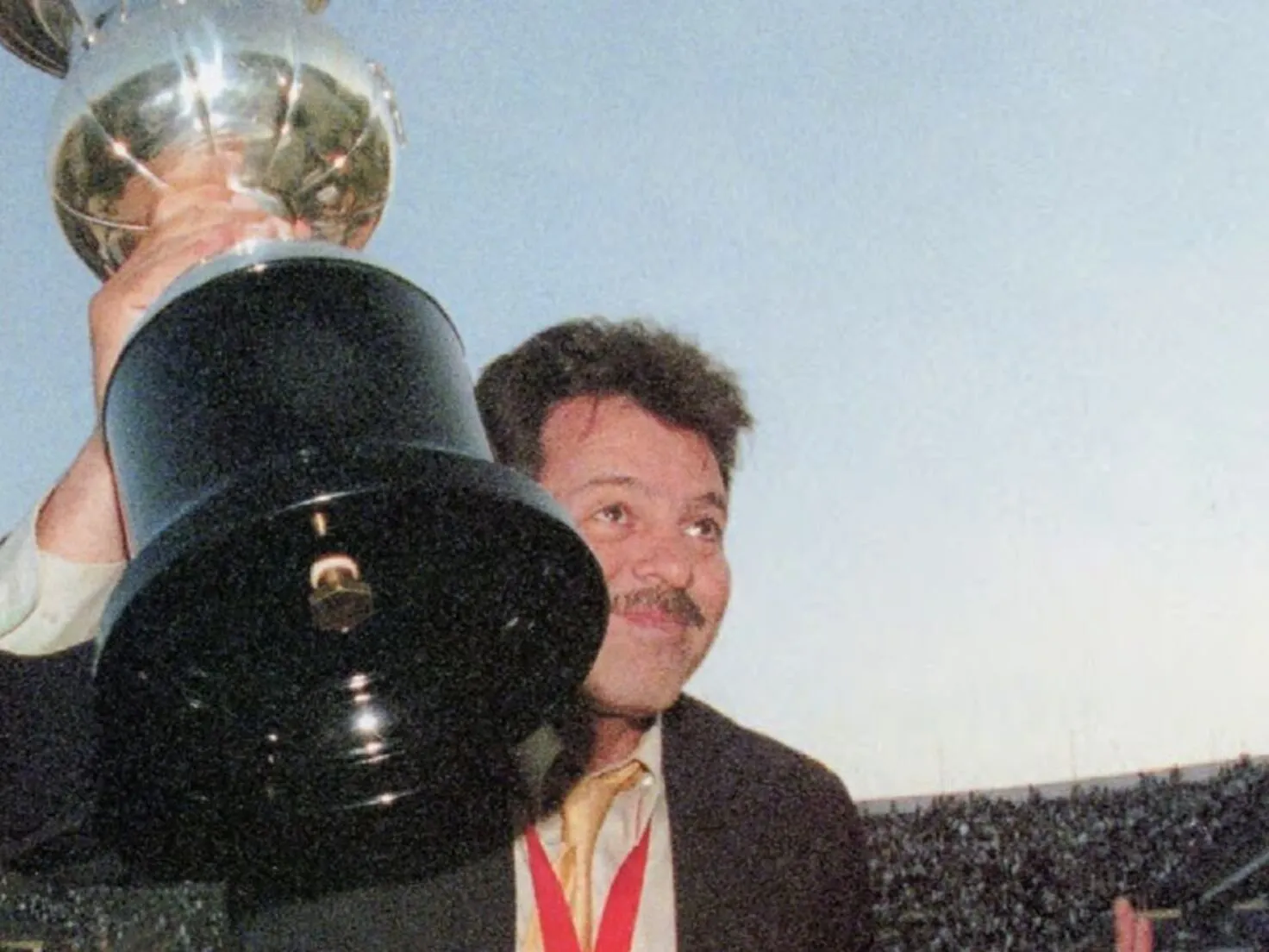 Jorge Garcés fue campeón con Wanderers con Reinaldo Sánchez como presidente. | Foto: Archivo.