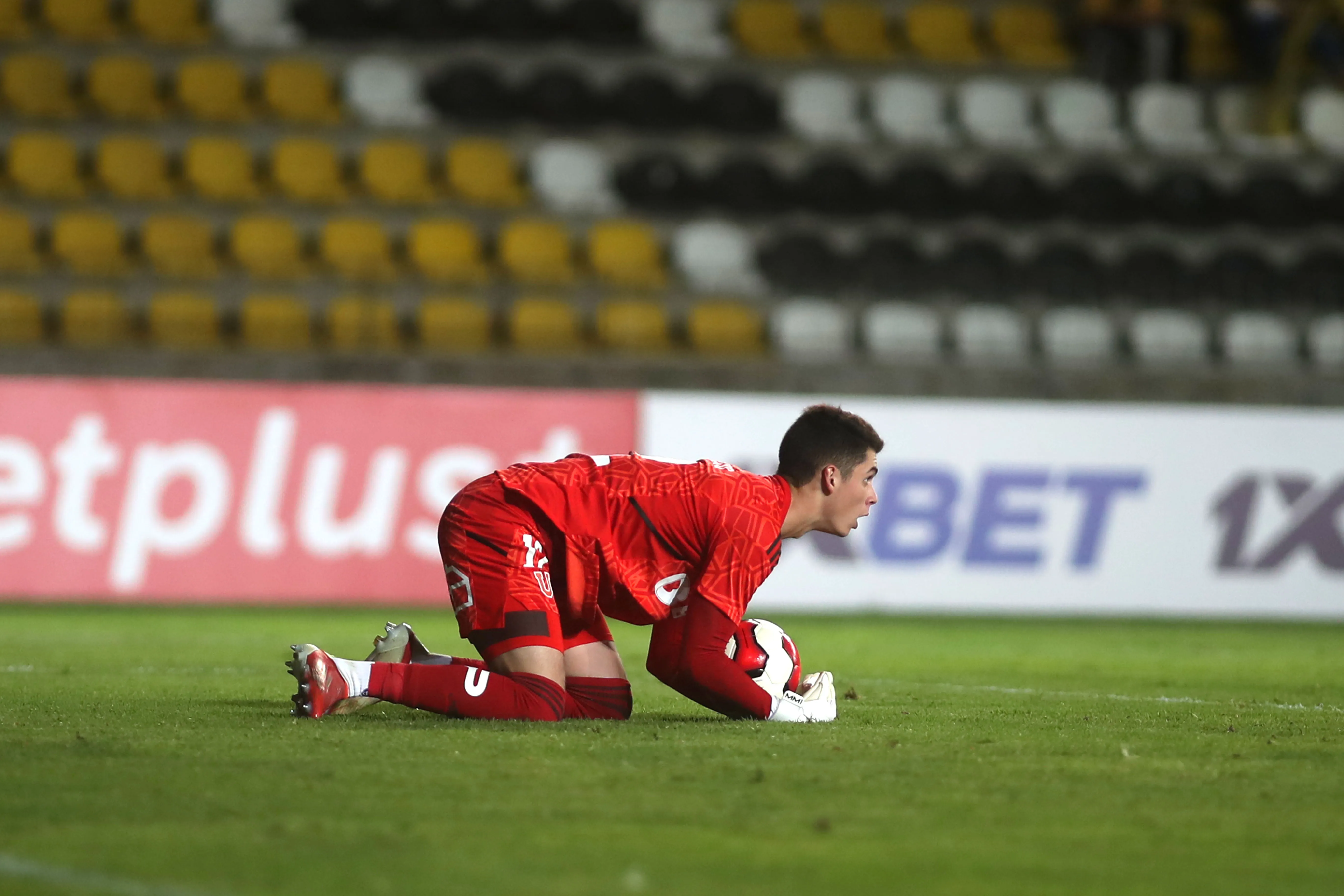Pedro Garrido será el arquero en Audax ante Colo Colo. Foto: Hernan Contreras/Photosport