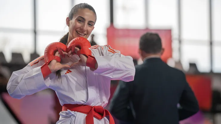 Valentina Toro le dio un oro a Chile en karate.