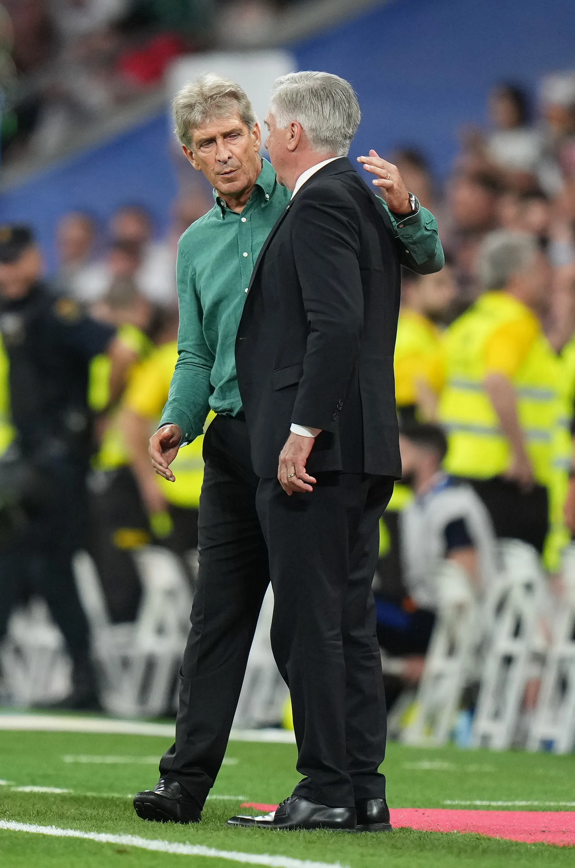 Ceballos puso a Pellegrini al nivel de Ancelotti, ganador de 5 Champions League. Imagen: Getty