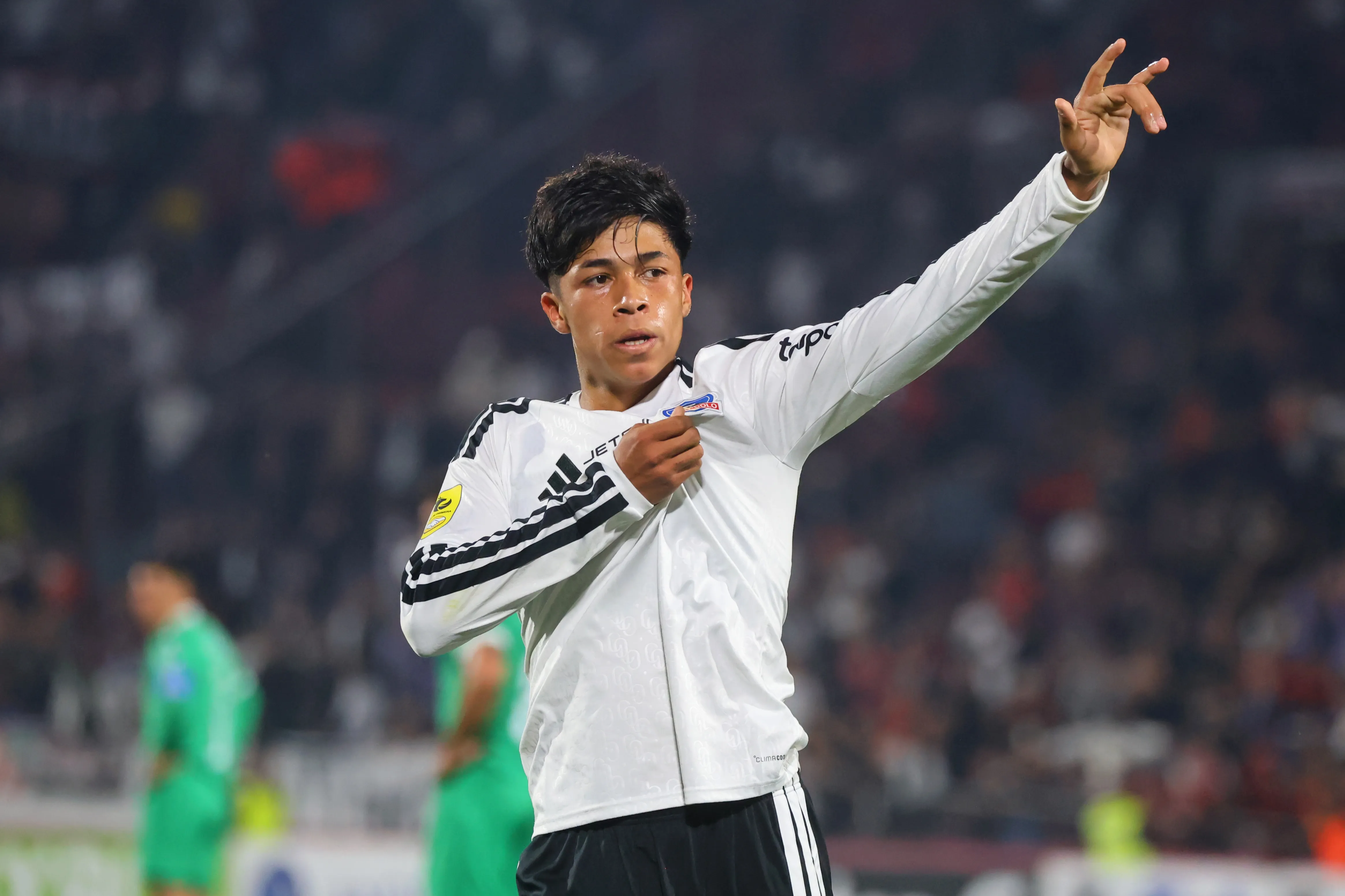 El juvenil Gedeón Díaz le dio la clasificación a Colo Colo en estos octavos de final de la Copa Chile. | Foto: Photosport.