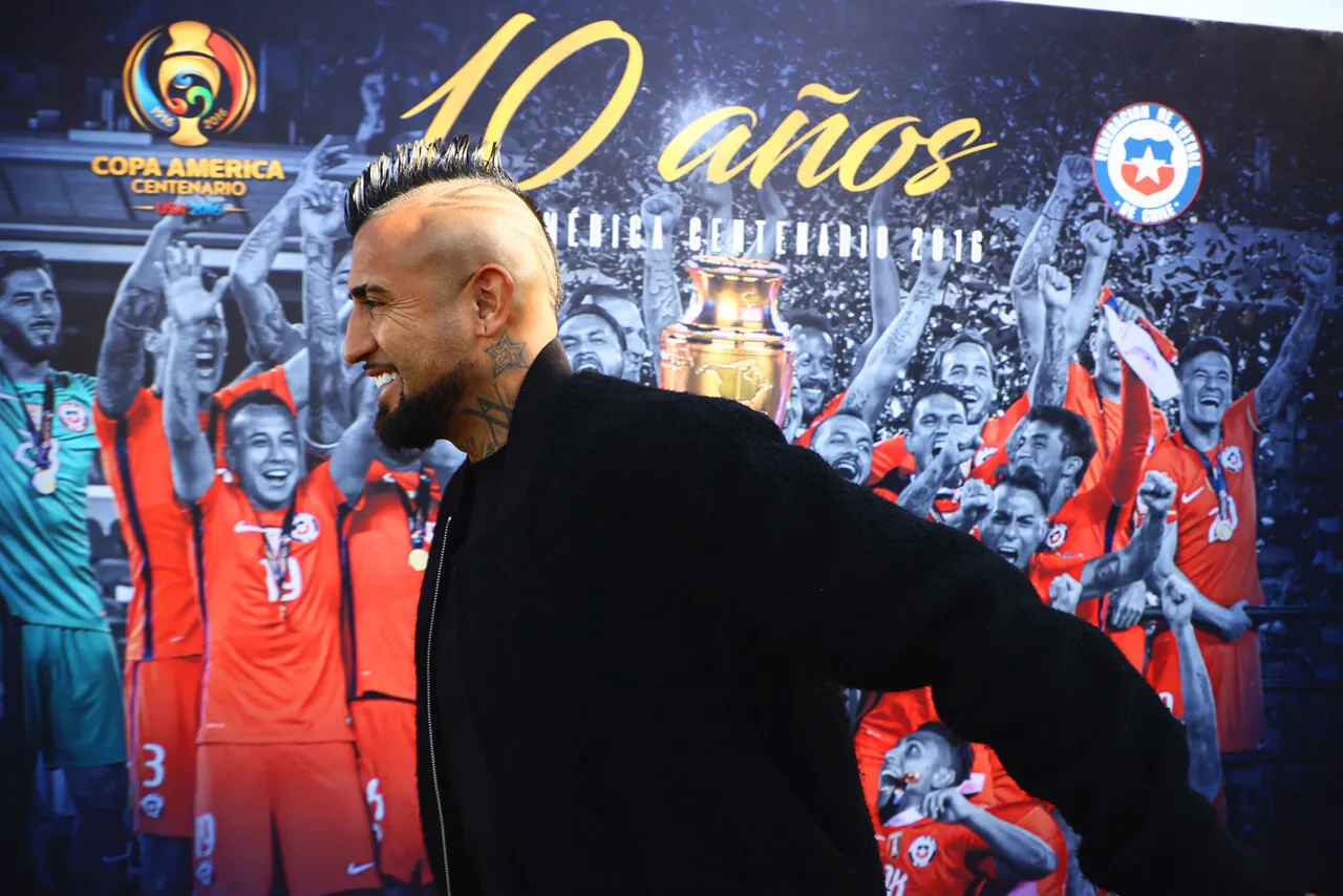 Arturo Vidal reaccionará a los partidos de la Roja. Foto: Photosport