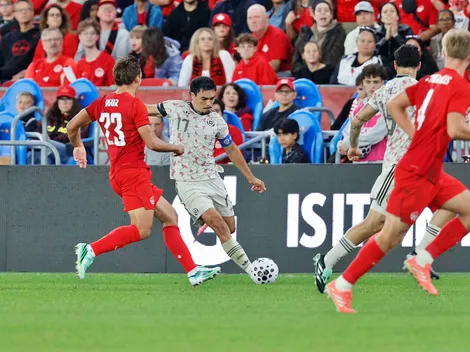 Con dos menos y horroroso arbitraje: Chile cae en su visita a Canadá
