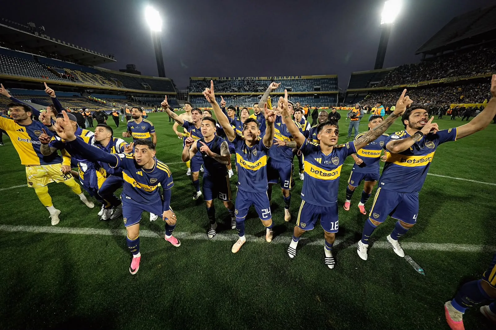 Boca celebró el paso a las semifinales de la Copa Argentina.
