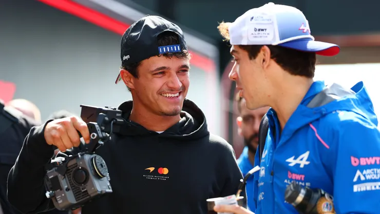 Norris y Colapinto tienen una buena relación fuera de la pista.