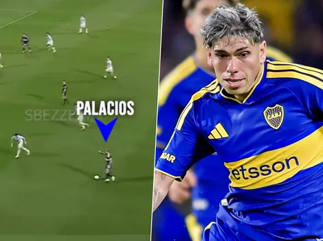 No es lujo, es fútbol: la simple jugada de Palacios que maravilló en Boca
