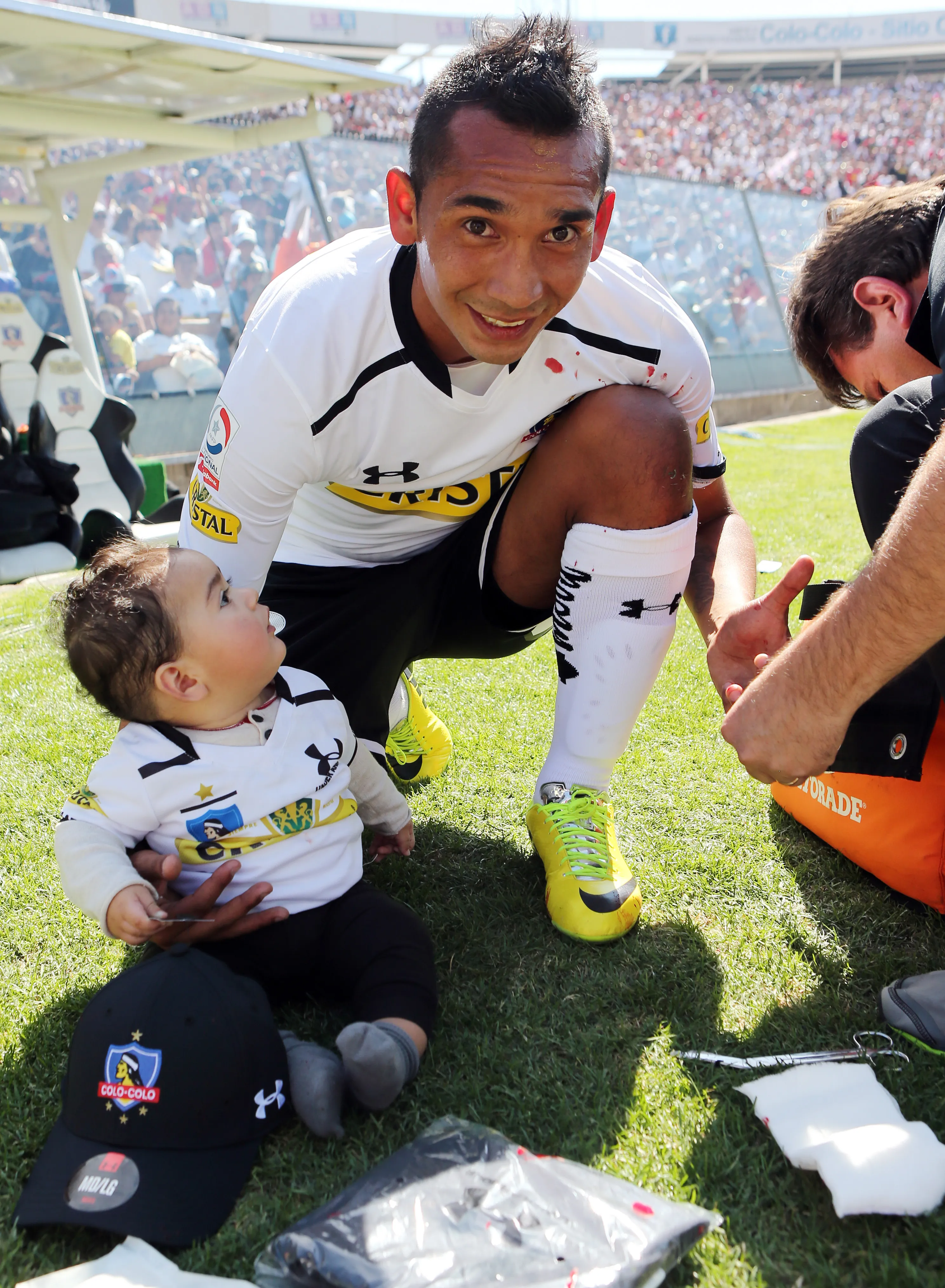 Sebastián Toro quiere que el Tano Ortiz siga en Colo Colo. Foto: Martin Thomas/Photosport