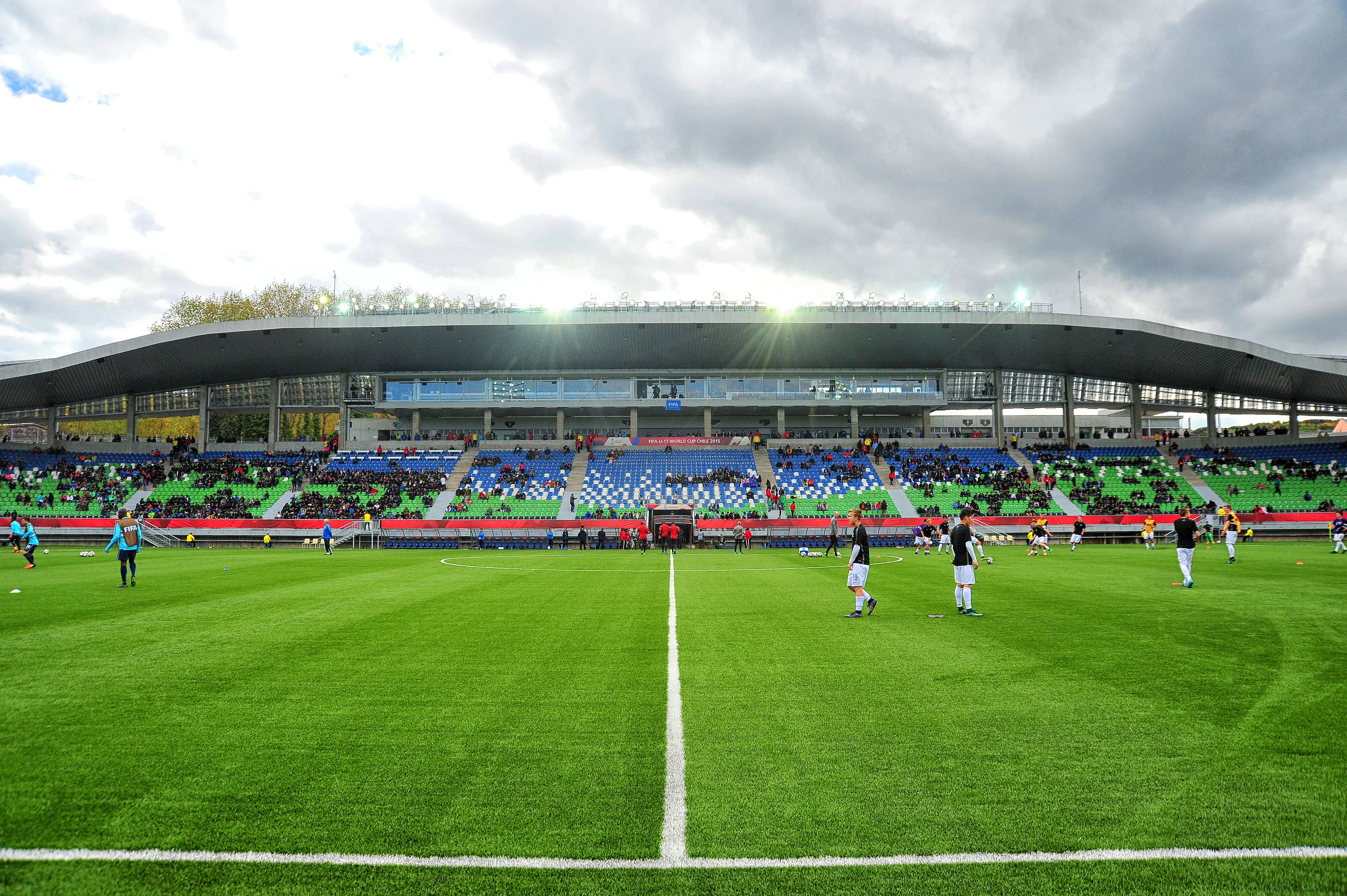 El Estadio Chinquihue recibirá este choque entre Colo Colo y Deportes Puerto Montt. | Foto: Photosport.