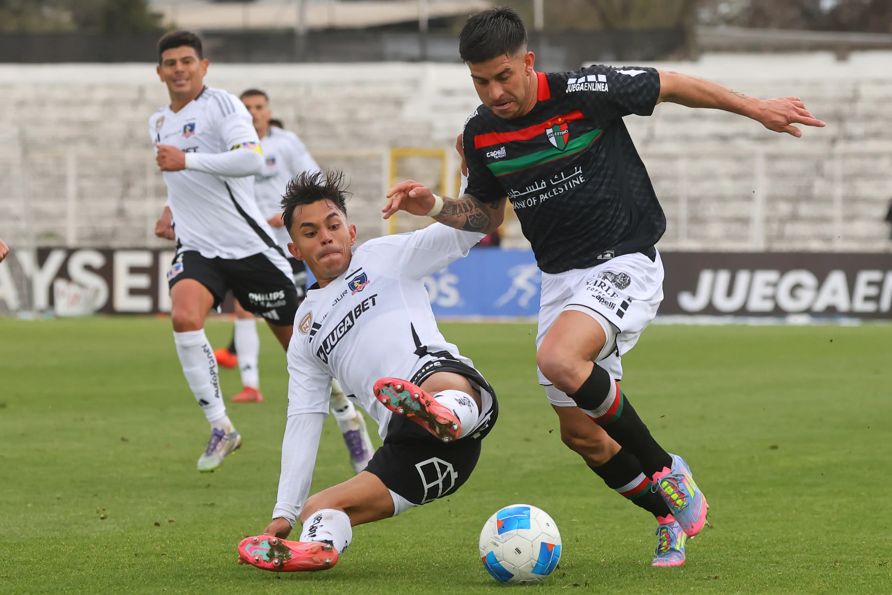 Colo Colo y Palestino igualaron sin goles en su último partido en el Municipal de La Cisterna. | Foto: Photosport.