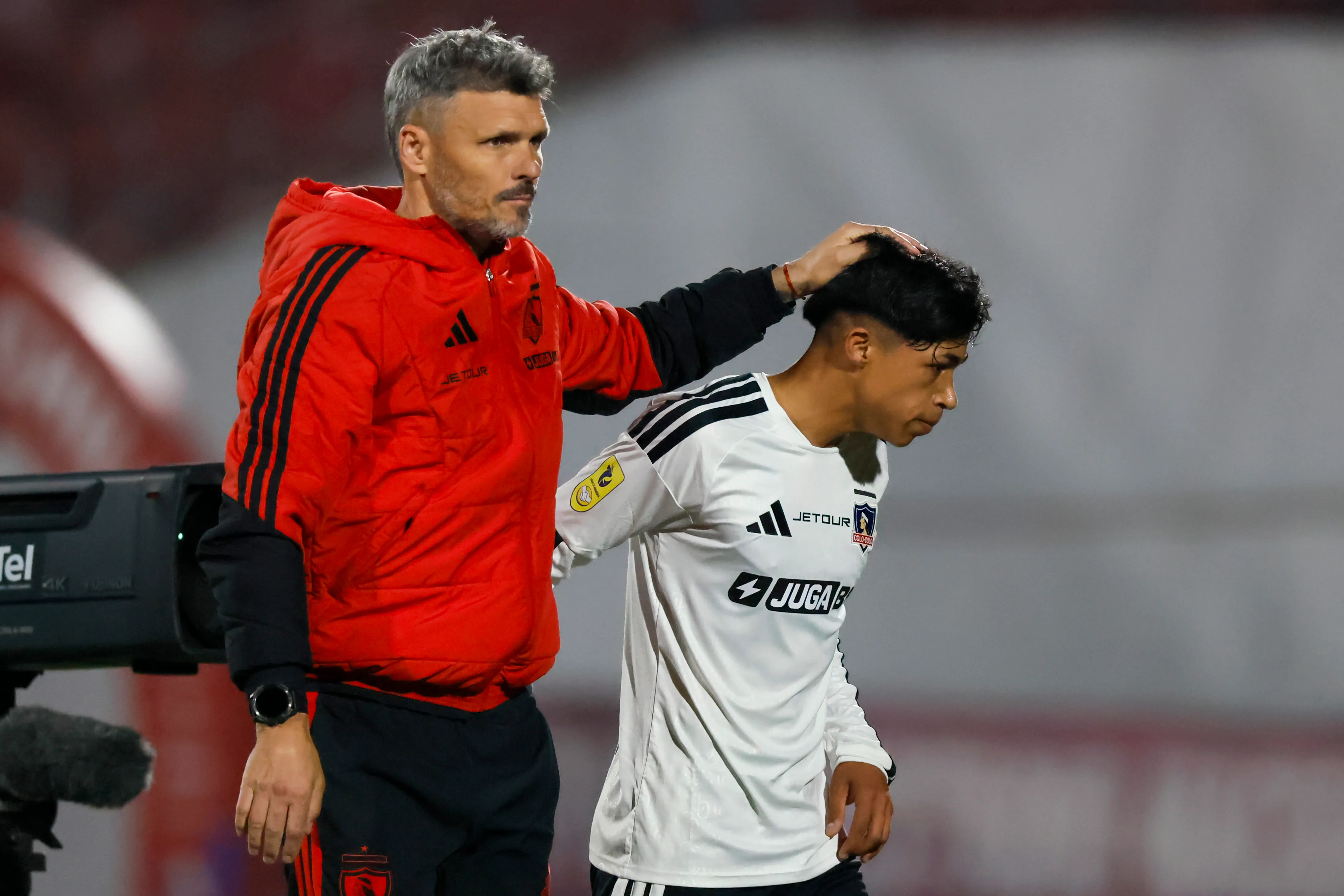 Fernando Ortiz otra vez le dio una chance a Gedeón Díaz, aunque lo hizo jugar todo el segundo tiempo. (Andrés Pina/Photosport).