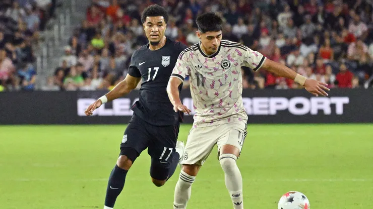 Darío Osorio fue destacado en la selección chilena.