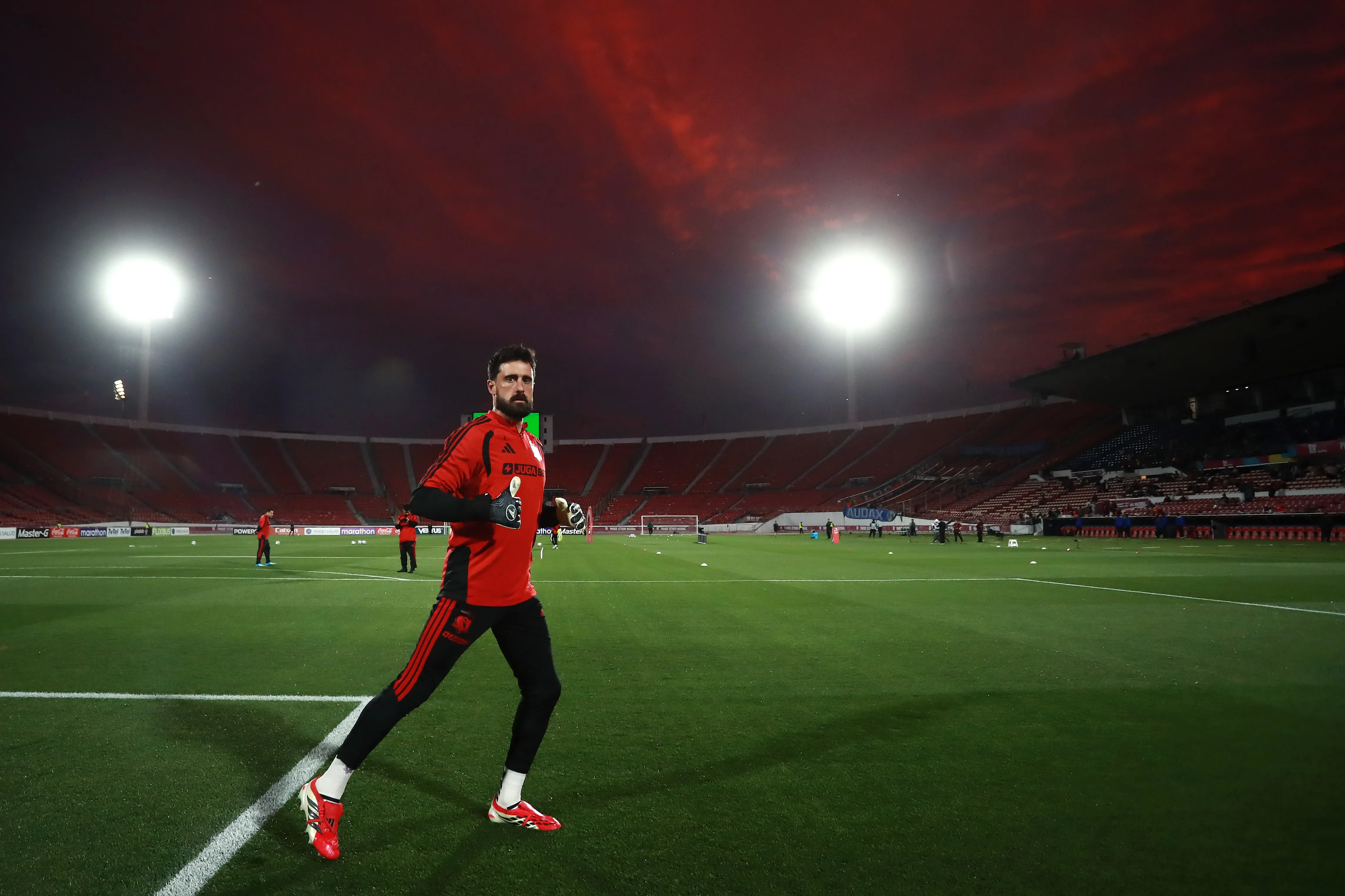 El Tuto de Paul fue suplente vs Audax Italiano. (Felipe Zanca/Photosport).