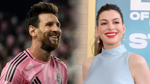 Anne Hathaway contó cómo Messi ayudó a su hijo.